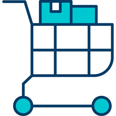 Alışveriş arabası. Basit tasarım