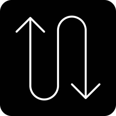 ok simgesi, vektör illüstrasyonu