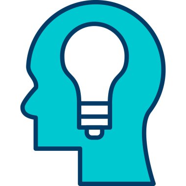 Ampul. Web simgesi basit illüstrasyon