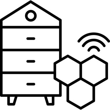 veri depolama vektör çizgisi simgesi