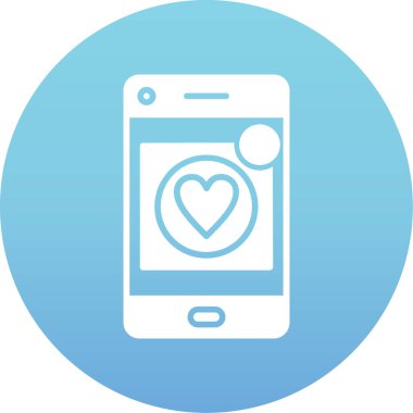 Vektör Mobil simge illüstrasyonu