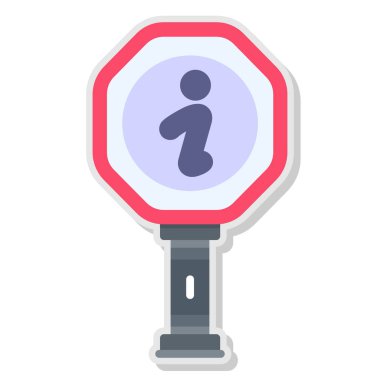 Moda vektörü izole edilmiş arkaplanda trafik ışığı simgesi