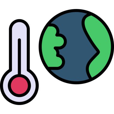 iklim ısınma simgesi