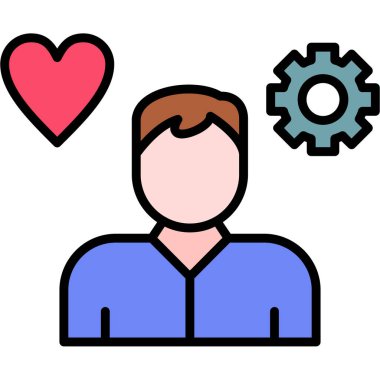 avatar insan simgesi ile ana hatları doldurulmuş