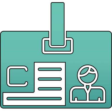 Görev Arama simgesi, vektör illüstrasyonu basit tasarım