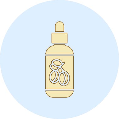 Bir süt şişesinin vektör illüstrasyonu