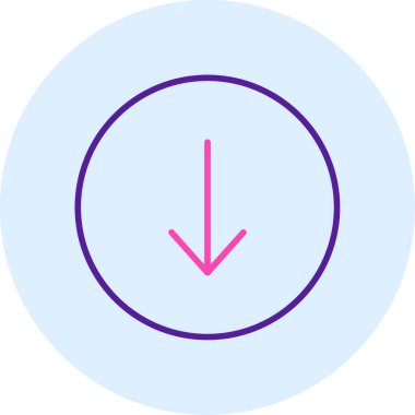 ok simgesi vektör illüstrasyonu