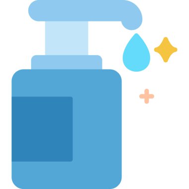 Hijyen. Web simgesi basit illüstrasyon