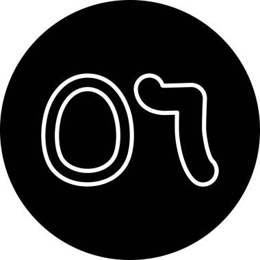 Modern oto tamir simgesinin vektör illüstrasyonu