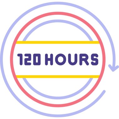 saat simgesi, vektör simgesi tasarımı illüstrasyonu