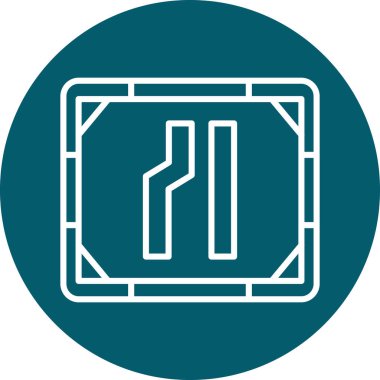 Modern simgenin vektör illüstrasyonu