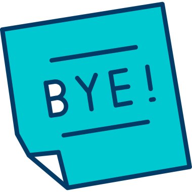 Web için bir işaretin vektör illüstrasyonu.