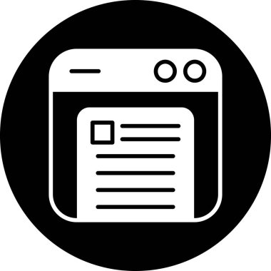 belge vektörü düz simge