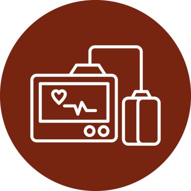 Kan Bağışı simgesinin vektör illüstrasyonu