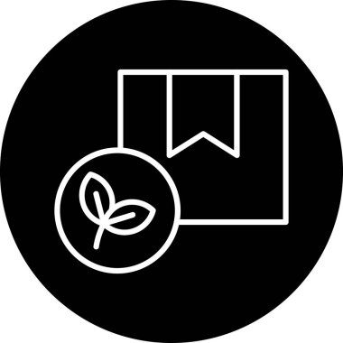 Ekoloji simgesinin vektör illüstrasyonu