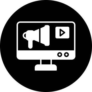 seo modern simgesinin vektör illüstrasyonu