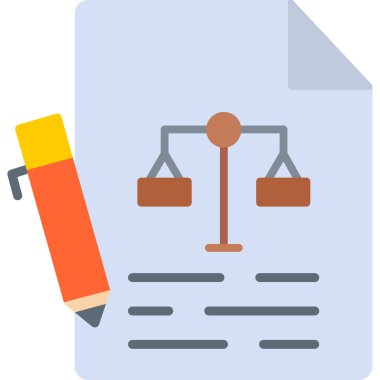 iş kağıt belgesi simgesi düz biçimli