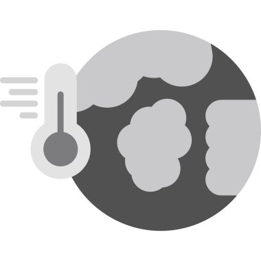 Ay ve yıldızlı bulut çizgi simgesi, bulut ve ay konsepti, beyaz arkaplanlı ay işareti, vektör illüstrasyonu