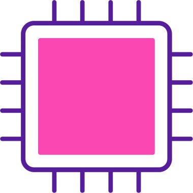 CPU kutsal kişilerin resmi, vektör çizim