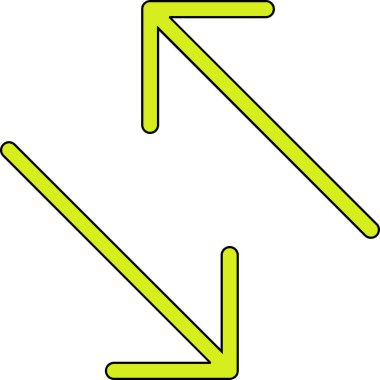 Ok. Web simgesi vektör illüstrasyonu