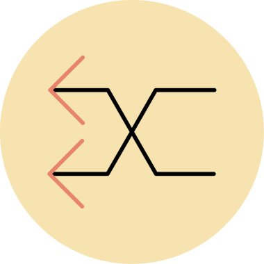 Modern b 'nin vektör illüstrasyonu x' ten yoksun