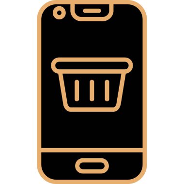 Akıllı telefonlu cep telefonu sepeti