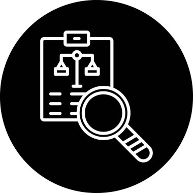 vektör Arama Simgesi illüstrasyonu