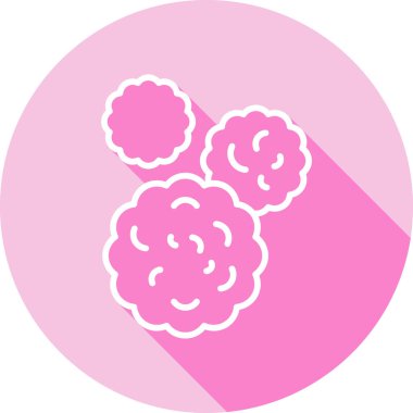 Çiçek. Web simgesi basit illüstrasyon