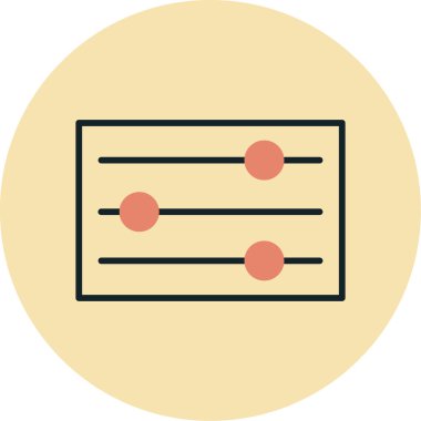 Belge. Web simgesi basit illüstrasyon