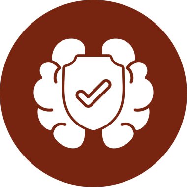 Virüs ikonu vektör illüstrasyonu