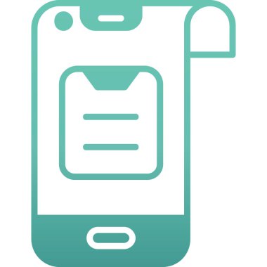 cep telefonu simgesi. vektör illüstrasyonu