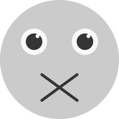 emoji. Web simgesi basit illüstrasyon