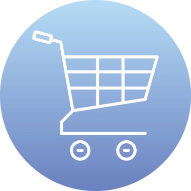 Alışveriş arabası simgesi tasarımı