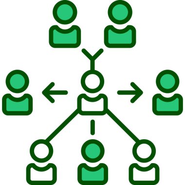 düz biçimli ağ bağlantı simgesi