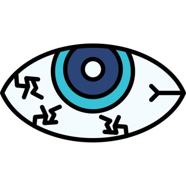 Göz simgesi. vektör illüstrasyonu