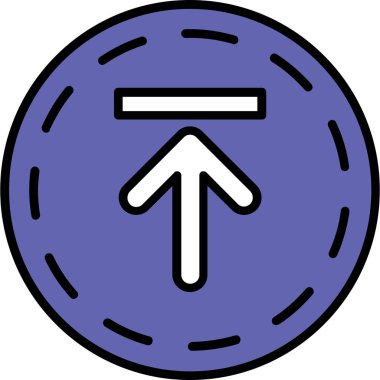 yön simgesi. yön ikonu vektör illüstrasyonu