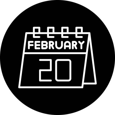 Takvim simgesi tasarımı, vektör illüstrasyonu