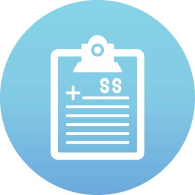 Dosya simgesinin vektör illüstrasyonu