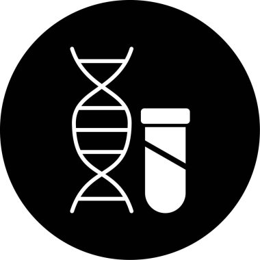 DNA simgesi vektör illüstrasyonu