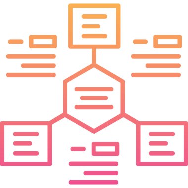 şebeke. Web simgesi basit illüstrasyon