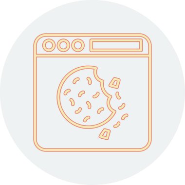 Mutfak aleti simgesi, vektör illüstrasyonu