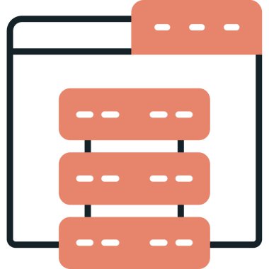 Kitap. Web simgesi basit illüstrasyon