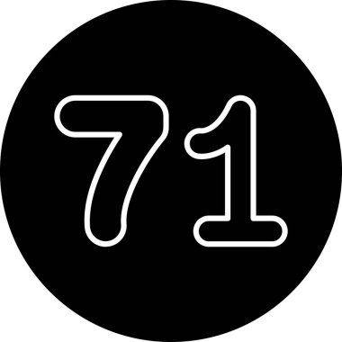 77 simge vektör illüstrasyonu