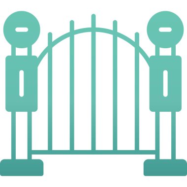 Kafesteki bir kadın ve erkeğin vektör çizimi