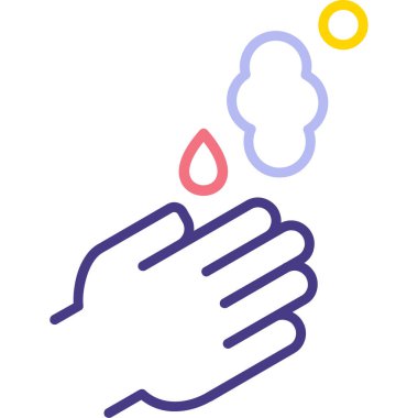 Bırakma simgesinin vektör illüstrasyonu