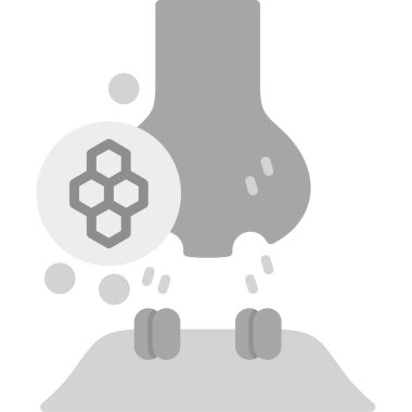 Kimyasal deney vektör simgesi