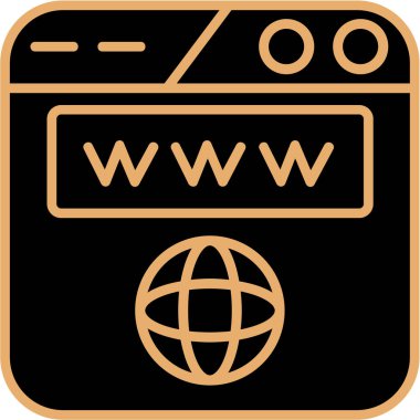 Tarayıcı internet simgesi, özet biçimi