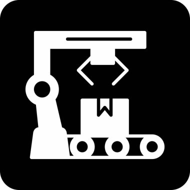 Modern oto tamir simgesinin vektör illüstrasyonu