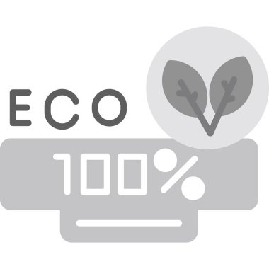 eko simge vektör illüstrasyonu