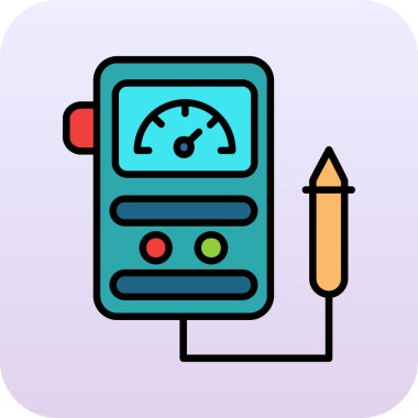 Kalem vektörü simgesi, basit tasarım illüstrasyonu